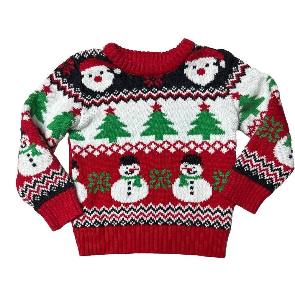 HOLIDAY TIME CHRISTMAS SWEATER Toddler  Size 3T